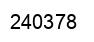 Number 240378 black image