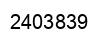 Number 2403839 black image