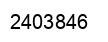 Number 2403846 black image