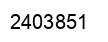 Number 2403851 black image
