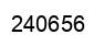 Number 240656 black image