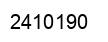 Number 2410190 black image