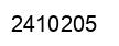 Number 2410205 black image