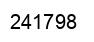 Number 241798 black image