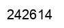 Number 242614 black image
