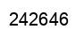 Number 242646 black image