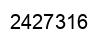 Number 2427316 black image