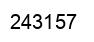 Número 243157 imagen negro