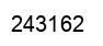 Number 243162 black image