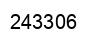 Number 243306 black image