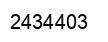 Number 2434403 black image