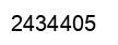 Number 2434405 black image