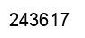 Número 243617 imagen negro