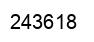 Número 243618 imagen negro