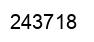 Number 243718 black image