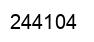 Number 244104 black image