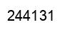 Número 244131 imagen negro