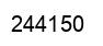 Number 244150 black image