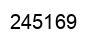 Number 245169 black image
