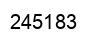 Number 245183 black image