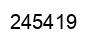 Number 245419 black image