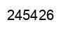 Number 245426 black image