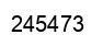 Number 245473 black image