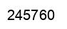 Number 245760 black image