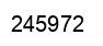 Number 245972 black image