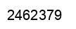 Number 2462379 black image