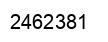 Number 2462381 black image