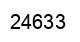 Número 24633 imagen negro