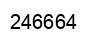 Number 246664 black image
