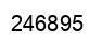 Número 246895 imagen negro