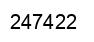 Number 247422 black image