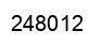 Number 248012 black image