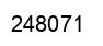 Number 248071 black image