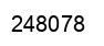 Number 248078 black image