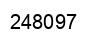 Number 248097 black image