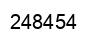 Number 248454 black image
