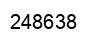 Number 248638 black image