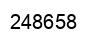 Number 248658 black image