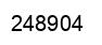 Number 248904 black image