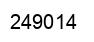 Number 249014 black image