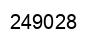 Number 249028 black image