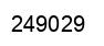 Number 249029 black image