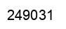 Number 249031 black image