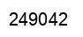 Number 249042 black image