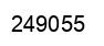 Number 249055 black image