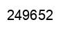 Number 249652 black image